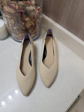 Rothy's The High Point - Sandstone Size 8 New Beige